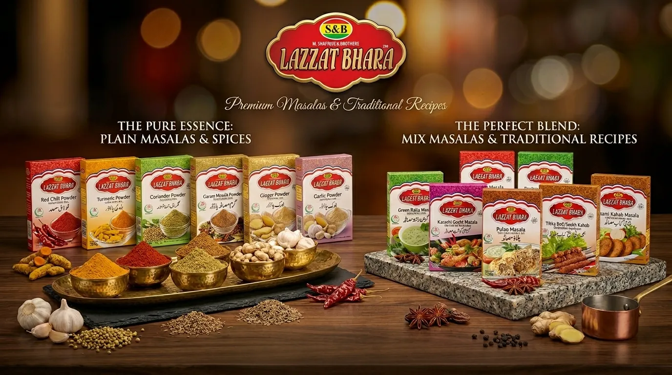 Lazzat Bhara masala and spice products